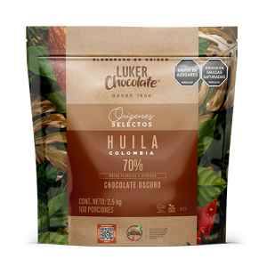 Luker Chocolate Orígenes Selectos Huila 70% 2,5 Kg