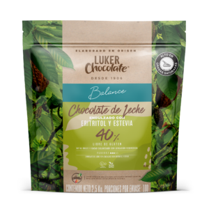 Chocolate De Leche 40% Eritritol Y Estevia
