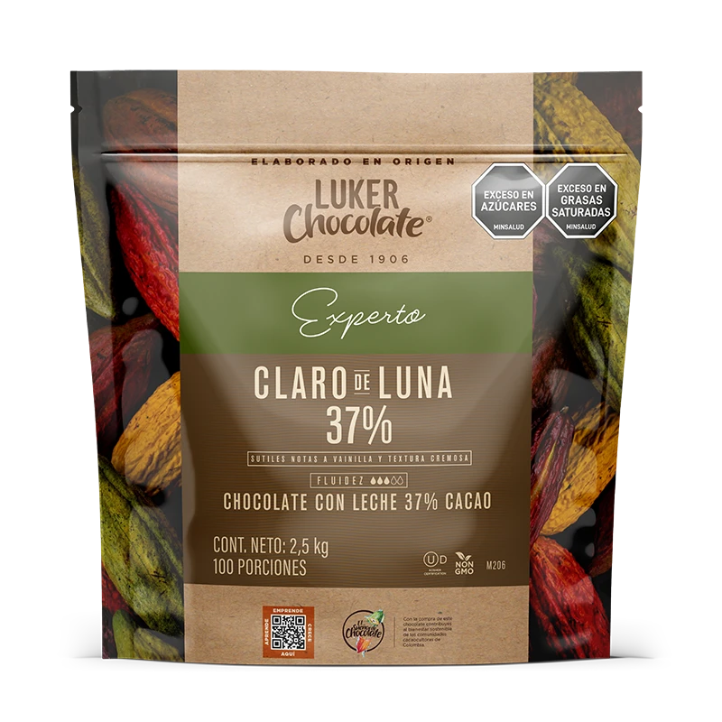 Chocolate Claro de luna 37% 2,5 Kg