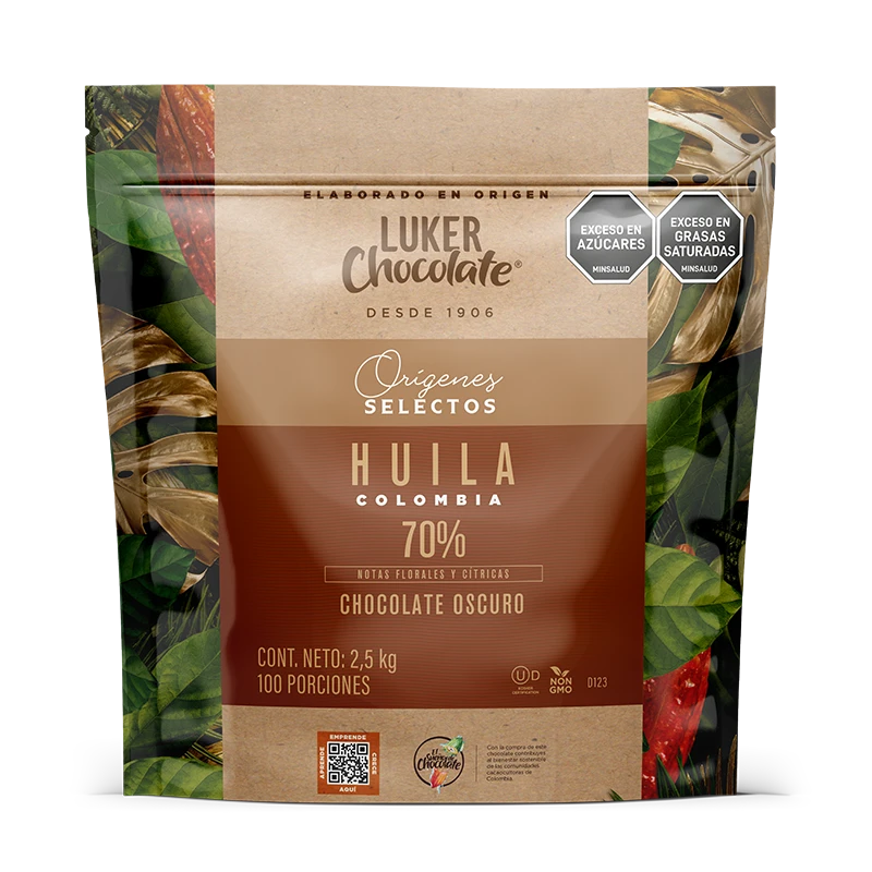 Chocolate Huila 70% 2,5 Kg