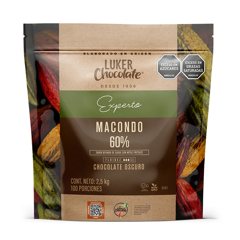 Chocolate Macondo 60% 2,5 Kg