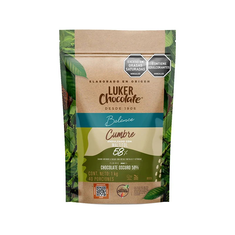 Chocolate Cumbre 58% 1 Kg