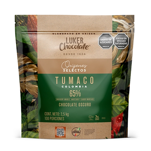 Chocolate Oscuro al 65% Tumaco
