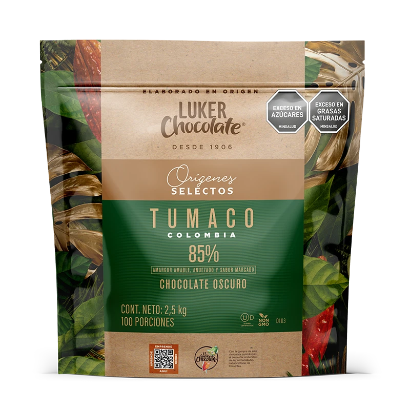 Chocolate Tumaco 85% 2,5 Kg