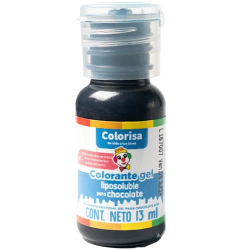 Colorante Gel Liposoluble Colorisa Para Chocolate Azul X 13 Ml