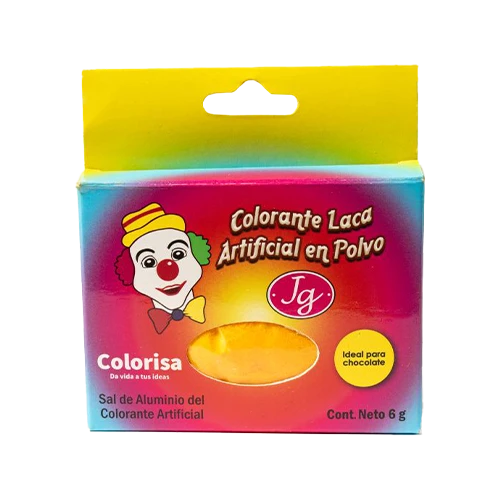Polvo Laca Para Chocolate Jg Amarillo 6 Gr