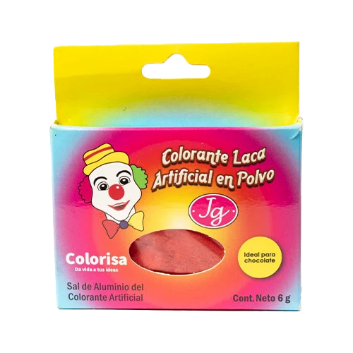 Polvo Laca Para Chocolate Jg Rojo 3 6 Gr