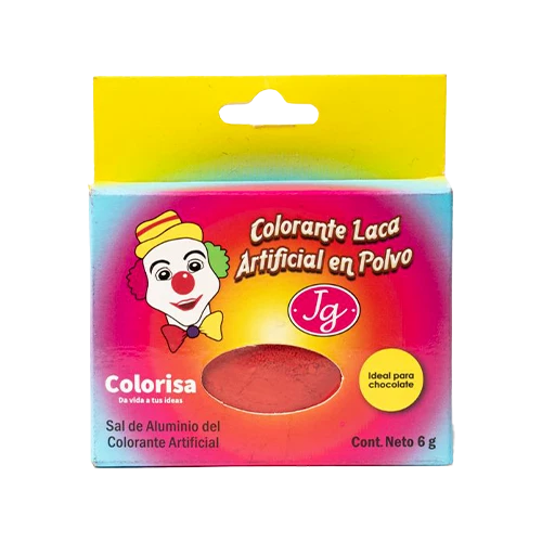 Polvo Laca Para Chocolate Jg Rojo 6 Gr