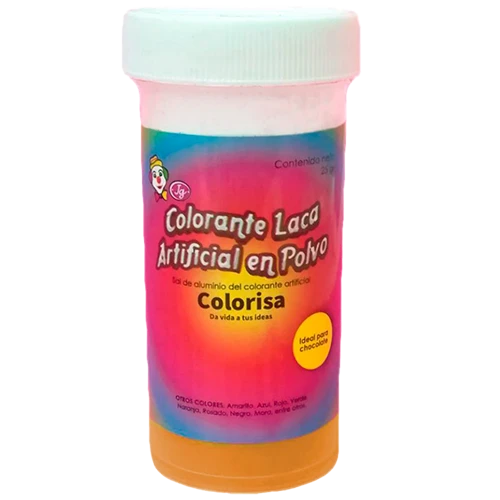 Polvo Laca Para Chocolate Jg Naranja 25 Gr