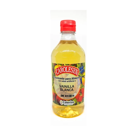 Sabor tipo esencia Carolesen vainilla blanca 500 ml