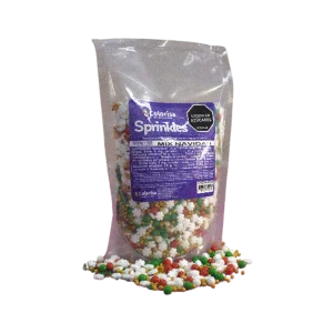 Grageas Colorisa Sprinkles Mix Navidad x 500 g