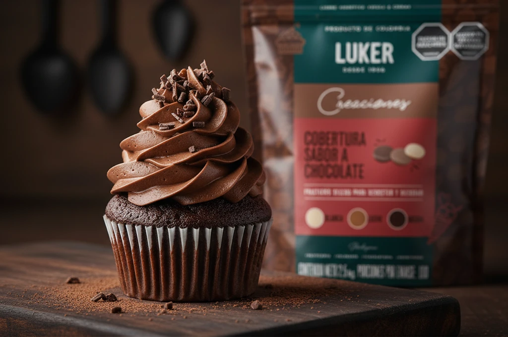 Cupcakes de chocolate con Crema Ganache Mágica