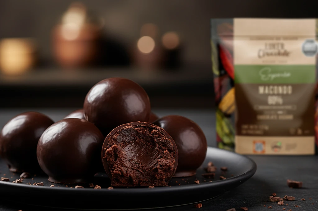 Trufas de whisky con chocolate