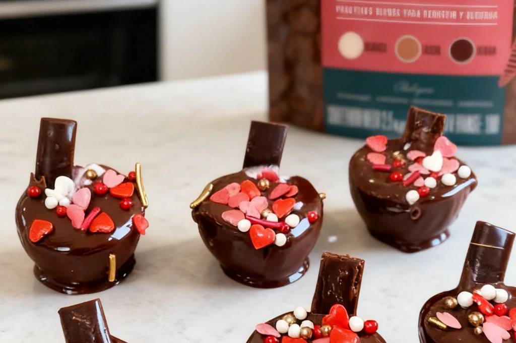 Fresas cremosas cubiertas con chocolate