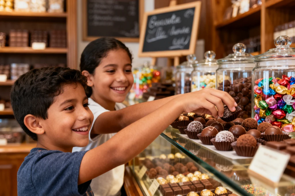 Postres con chocolate para vender