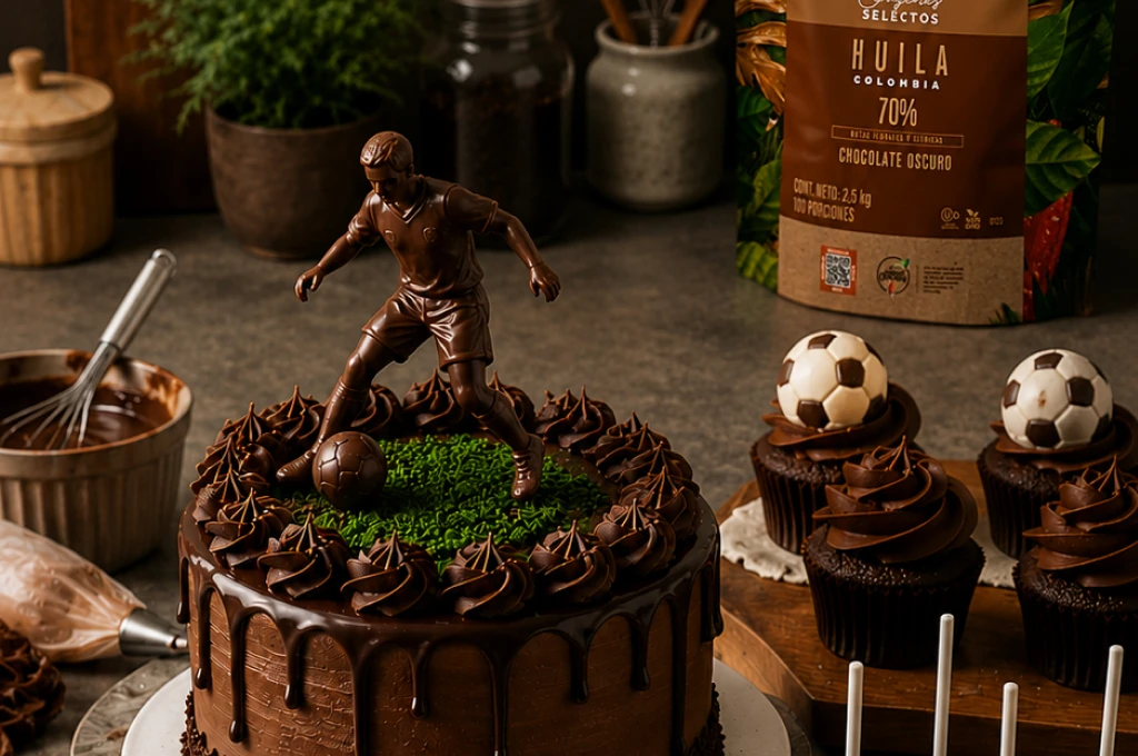 Postres de chocolate para el Mundial