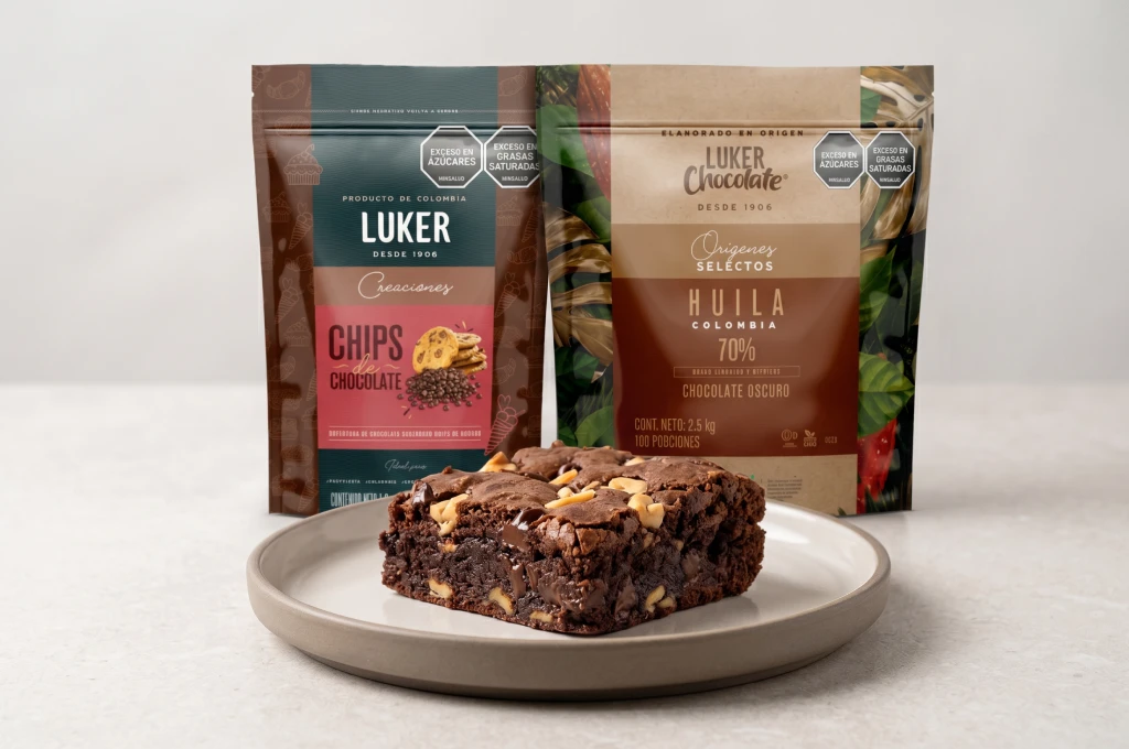 Brownie con mantequilla de maní