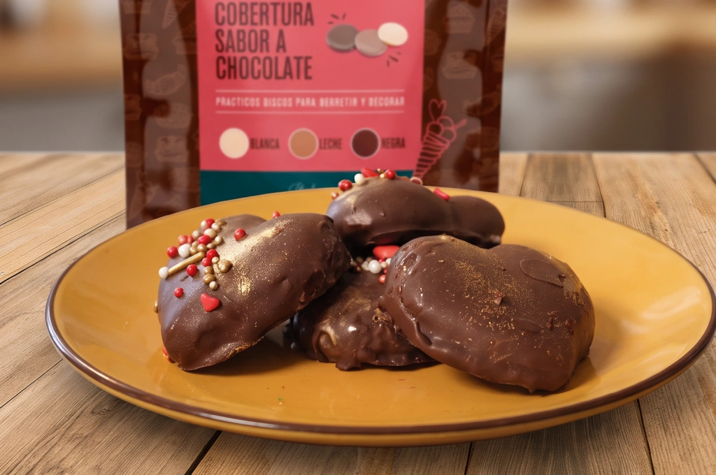 Bocaditos de Helado con Chocolate